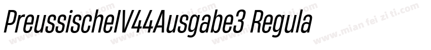 PreussischeIV44Ausgabe3 Regular字体转换